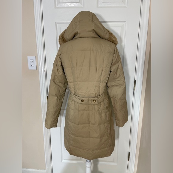 Larry Levine Down-Filled Coat with Faux Fur-Trimmed Hood - Picture 4 of 14